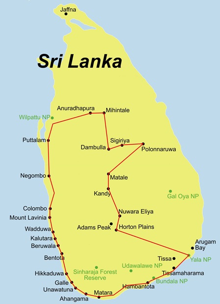 Rundreise Sri Lanka 1986